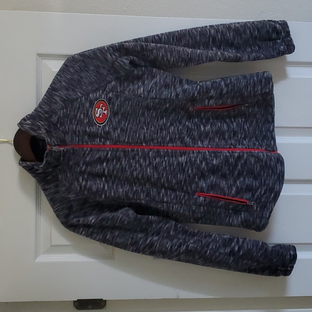 49s half zip up sweater